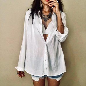 Brand New beachlunchlounge Button Up Top